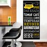 Papel de Parede Painel Frase Comer e Amar TACOLADO PAPEL DE PAREDE - 1