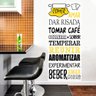 Papel de Parede Painel Frase Comer e Amar TACOLADO PAPEL DE PAREDE - 2