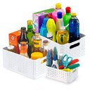 Ver imagem 2 de Kit de 3 Cestos Rattan - Arthi - Branco