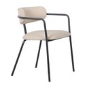 Ver imagem 1 de Cadeira Girona Base Preta - Nude Pu