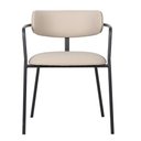 Ver imagem 5 de Cadeira Girona Base Preta - Nude Pu