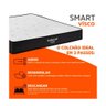 Colchão Queen INDUCOL Size Smart Visco D33 Branco/Preto - 5