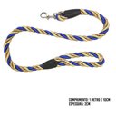 Ver imagem 2 de coleira Corda de Nylon Trançada Cachorro Guia Medio Porte Pets Reforçada Grossa Corrente