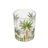 Copo P- Água Suco Baixo Cristal Palm Tree Wolff 340ml - 2