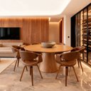 Ver imagem 2 de Kit 2 Cadeiras de Jantar Nicole Homenow Madeira Cor:marrom