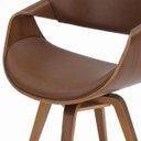 Ver mais imagens de Kit 2 Cadeiras de Jantar Nicole Homenow Madeira Cor:marrom