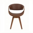 Ver imagem 3 de Kit 2 Cadeiras de Jantar Nicole Homenow Madeira Cor:marrom