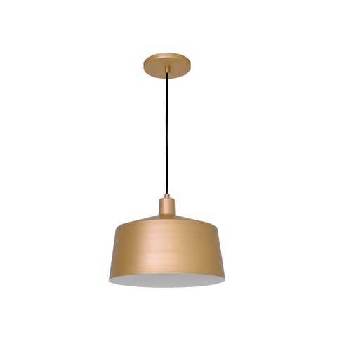 LUSTRE PENDENTE MALTA CUBA 1 LAMP E27 GOLD - 3138 GLD