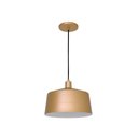 Ver imagem 1 de LUSTRE PENDENTE MALTA CUBA 1 LAMP E27 GOLD - 3138 GLD