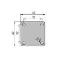 Ver imagem 3 de 4 Rodizio Móveis Gel 50mm sem Freio Glp.210.pvc.fp