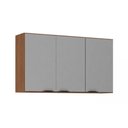 Ver imagem 1 de Armário Aéreo Cozinha Modulado Firenze 3 Portas 120cm Amendola/nude Prime Tx - Demóbile