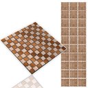 Ver imagem 1 de Pastilha de Vidro Adesiva Kit 30 Uni Parede Cozinha Banheiro Sala Decorativa Moderna Requintado Refo