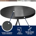 Ver mais imagens de Kit Mesa Bistrô Viena e Banqueta Barcelona Preto - Salaone Viena e Barcelona