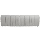 Ver imagem 7 de Sofá 4 Lugares para Sala de Estar Living 230 cm Gomo Bouclé Cinza Claro - Nexta Casa