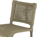 Ver imagem 4 de 2 Banquetas Haiti em Corda Náutica Alumínio Balcão Edícula Trama Original