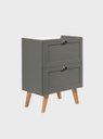 Ver imagem 4 de Gabinete para Banheiro com Tampo Cuba e Armario 60cm Retro MDF Verde Milano - On Móveis