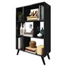Estante Aberta Linha Colors - Arte Cas - Preto - 1