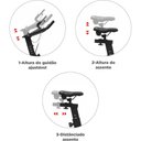 Ver imagem 4 de Bicicleta Ergométrica Spinning Dream Fitness Black Edition 3.0 Vertical com Roda de Inércia 6kg