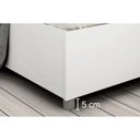 Ver imagem 6 de Cama Solteiro Mônaco Branco/neve - Tcil Móveis