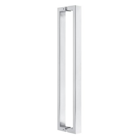 Puxador Porta de Madeira ou Vidro 4cm x 2cm Inox 304 - Escovado Loja da Indústria 820mm x 800mm