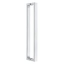 Ver imagem 1 de Puxador Porta de Madeira ou Vidro 4cm x 2cm Inox 304 - Escovado Loja da Indústria 820mm x 800mm