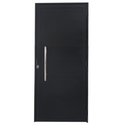 Ver imagem 1 de Porta Lambril de Alumínio Preto com Puxador Linha 25:Direita/ 210 x 80