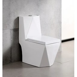 Vaso Sanitário Monobloco Quadrado Diamante Harmony 8019 Branco Vaso Sanirário 8019 - 5
