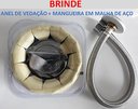 Ver imagem 7 de Vaso Sanitário Monobloco Quadrado Diamante Harmony 8019 Branco Vaso Sanirário 8019