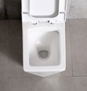 Ver imagem 4 de Vaso Sanitário Monobloco Quadrado Diamante Harmony 8019 Branco Vaso Sanirário 8019