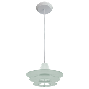 Lustre Pendente Round 3 Vidros Redondos Foscos Sala Quarto