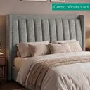 Ver imagem 2 de Cabeceira Casal 140 cm Lumina com Frame Linho Sl 66 Peer