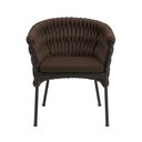 Ver imagem 3 de Poltrona Classica Confortavel Perfeita para Sala de Estar Marrom Remgui