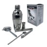 Kit Coqueteleira 5 Peças Inox Profissional 550 Ml Completo - 1
