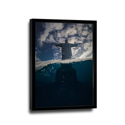 Quadro Cristo Redentor Water - 4