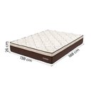 Ver imagem 6 de Cama Box Casal Com Baú Colchão Magnético Massageador Omega 138x188x26cm Marrom