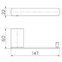 Ver imagem 3 de Papeleira Banheiro Docol Flat Cromado Polido 00960806