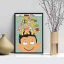 Ver imagem 1 de Quadro Decorativo Tdah 24x18cm - com Vidro:moldura Preta
