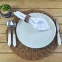 Ver imagem 2 de Prato Raso Jantar Porcelana 27cm:CINZA