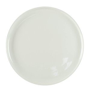 Prato Raso Jantar Porcelana 27cm:CINZA