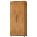 Ver imagem 1 de Guarda Roupa Multiuso 2 Portas 189x82 cm Portugal Cedro Rudk