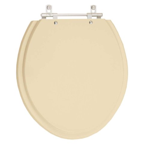 Assento Sanitario Poliester Convencional Oval Salmão para Vaso Icasa