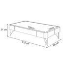 Ver imagem 4 de Mesa de Centro Decorativa Sala de Estar Harmony B01 Off White Cinamomo - Lyam Decor