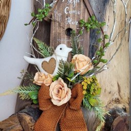 Plaquinha Pendente Seja como Flor 49x30 - 5