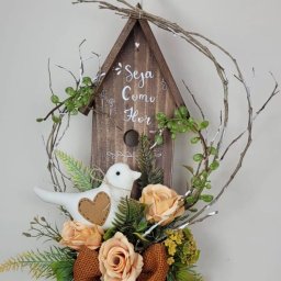 Plaquinha Pendente Seja como Flor 49x30 - 3