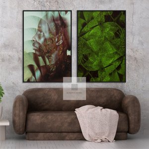 Quadro Decorativo Abstrato Duo Arvorecer