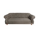 Ver imagem 1 de Sofá Chesterfield Capitone Elisabeth Suede CINZA CHUMBO / BARBEARIA , SALA, TV , DECORAÇÃO