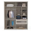 Ver imagem 6 de Guarda-roupa Sevilha 4 Portas Cômoda 4 Gavetas Mesa de Cabeceira 2 Gavetas Cama Infanto Juvenil