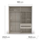 Ver imagem 7 de Guarda-roupa Sevilha 4 Portas Cômoda 4 Gavetas Mesa de Cabeceira 2 Gavetas Cama Infanto Juvenil