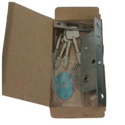 Fechadura 1940 Porta de Correr Cromado Espelho de Inox Stam - 5