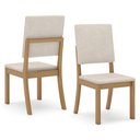Ver imagem 5 de Mesa de Jantar Natali 160 C. Vidro 6 Cad. Milla Linho - Henn